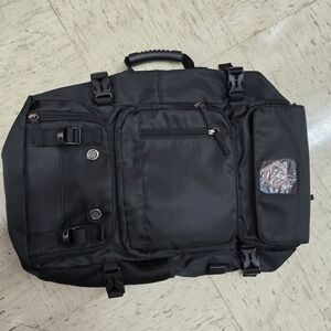 Kaka 2070 Black Backpack Men's Travel Tote